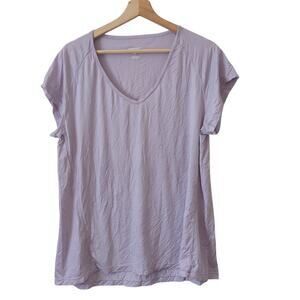 Dagsmejan Pajama Top Womens XL Nattcool Sleep Tech Soft Sleepwear Purple